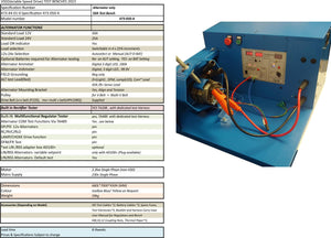 Standard Alternator Test Bench (TA473)